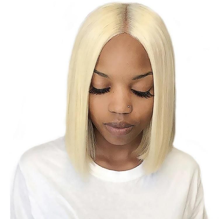 Factory Wholesale 12 Inch Short Synthetic Wig Bob Ash Blond Shorts Wig