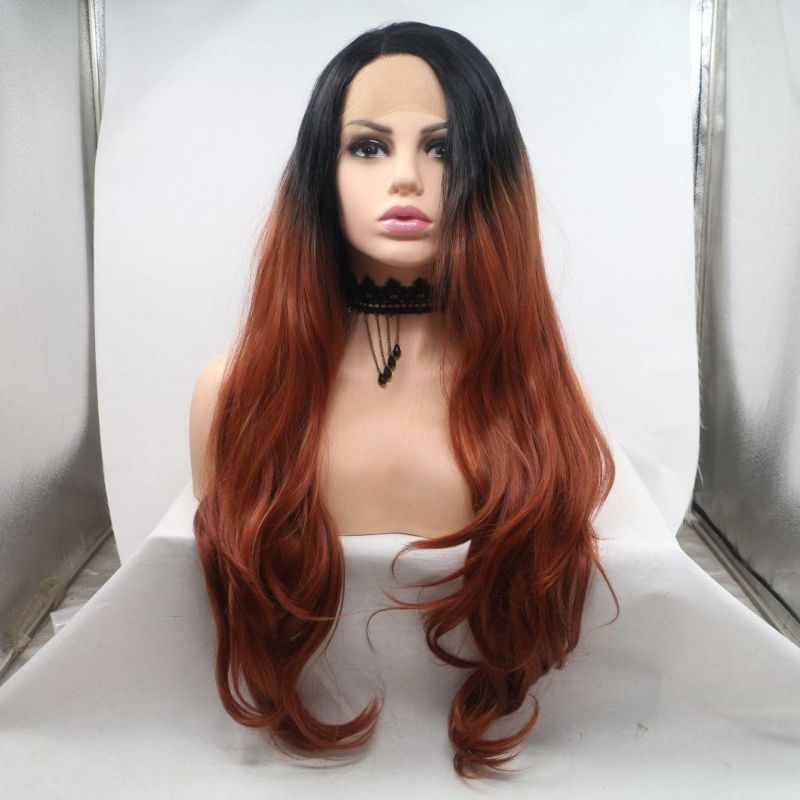 Good Quality Fiber Wig Synthetic Hair HD Lace Wig Pre Plucked with Baby Hairs