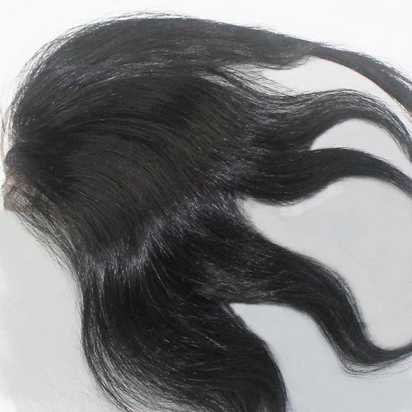 Full French Lace with Perfect Bleaching Knots Natural Human Hair Men Toupee