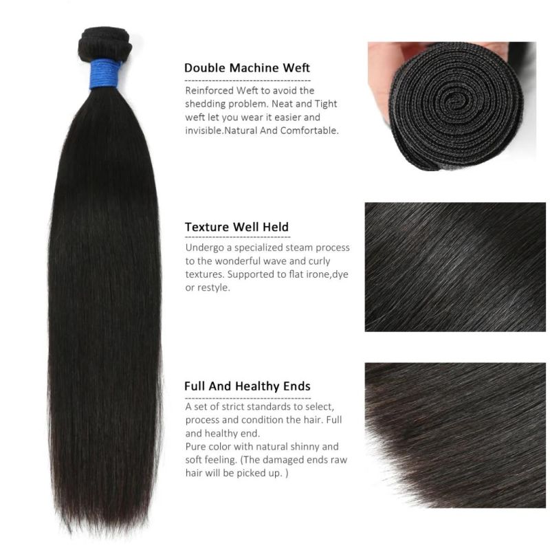 Wholesale Factory Price Brazilian Hair Extensions 100% Silky Straight Unprocessed Virgin Indian Hair Bundles