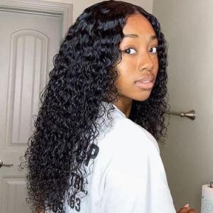 Cheap Afro Curl Human Hair Lace Front Wig Brazilian Hair Kinky Curl Lace Frontal Wig