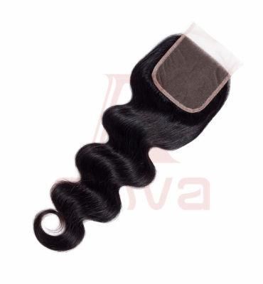 Human Hair Lace Closure Brazilian Body Wave Hair Closure 4X4 Free Part 8-24 Inch Remy Hair Closure