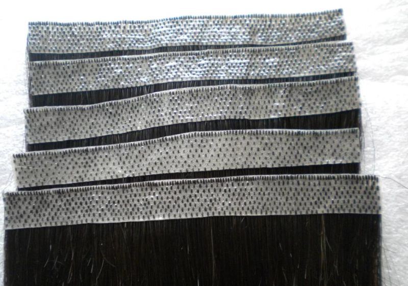 100% Remy PU Skin Weft Human Hair Extension