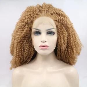 Wholesale Synthetic Hair Curly Lace Front Wig (RLS-167)