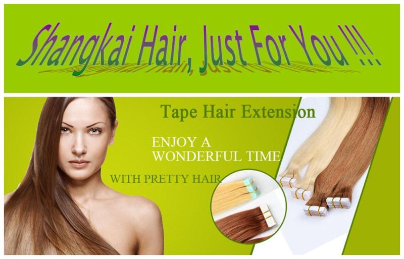 European Hair Skin Weft Machine Tape Hair Extensions