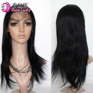 Big Discount High Density Full Lace Front Wig Unprocessed Remy Indian Human Hair Silk Straight