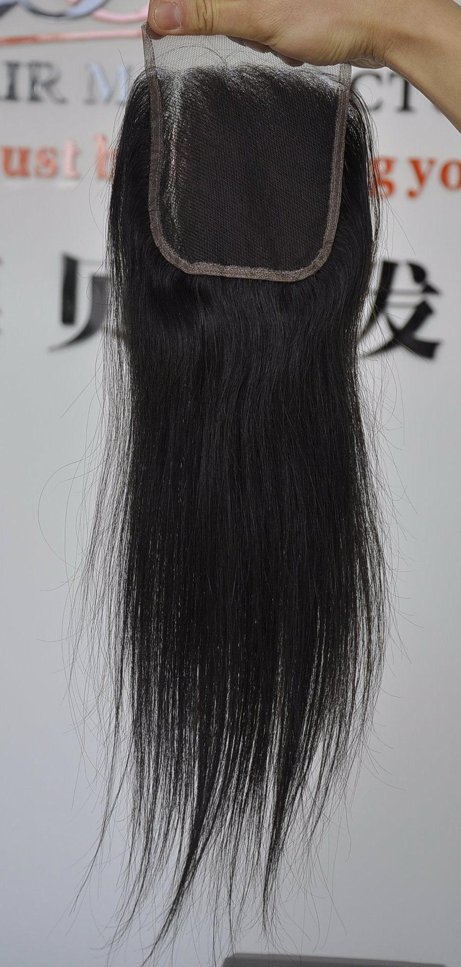 Virgin Human Hair Lace Closure at Wholesale Price (Straight)