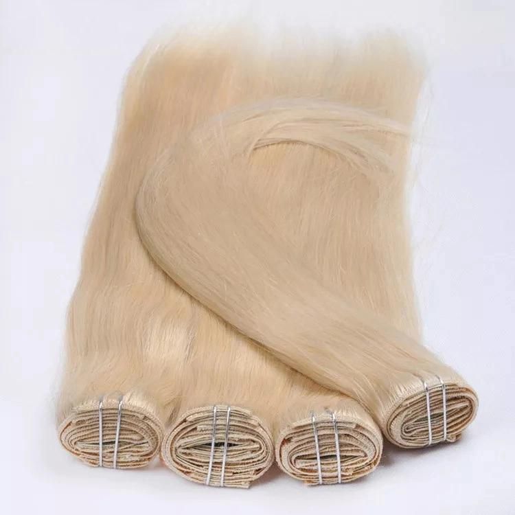 Qingdao Hair Factory Remy Human Hair Clip in Hair Extensions