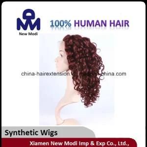 Popular Synthetic Hair Wig with Hand-Made