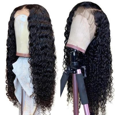 Virgin Brazilian Human Hair Vendor Wholesale 360 Lace Frontal Wig Pre Pluck Lace Wig HD Lace Wig Deep Wave