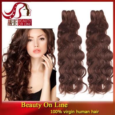 Great Quality Virgin Nature Wavy Brazilian Weft Hair/Cheap Virgin Brazilian Wavy Hair/Virgin Hair Fantasy Brazilian Wavy