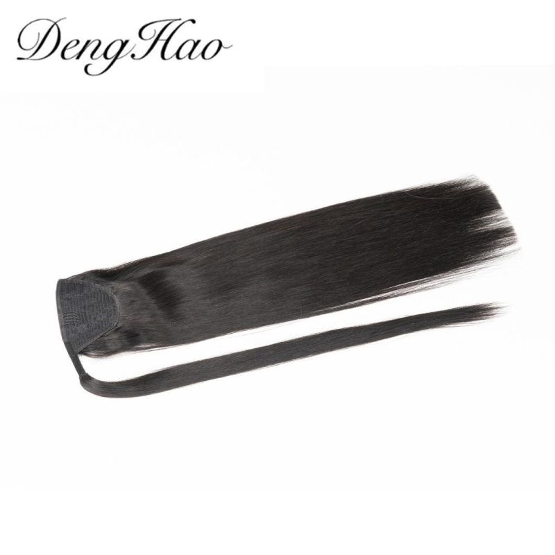 Factory Price 100% Remy Human Hair Ponytail Extension