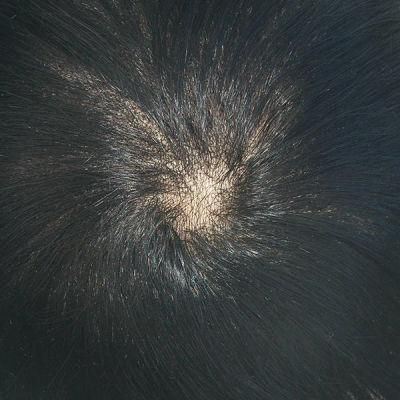 Ljc1399 Clear PU with Lace Black Natural Hair Toupees