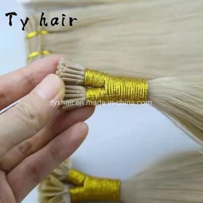 3% off Discount Factory Price Straight Real Virgin Human Pre Bonded Stick I - Tip Hair Extensions - 20 Inch