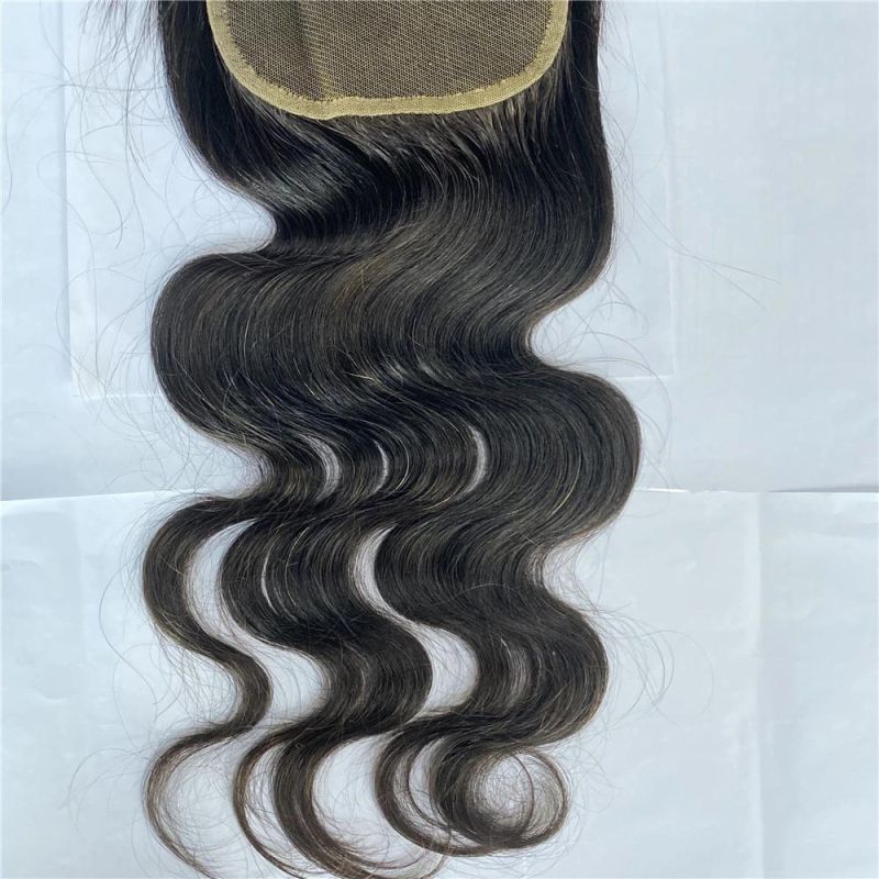 Wholesale Women 100% Brazilian 5*5 Body Wave Hair Lace Closure