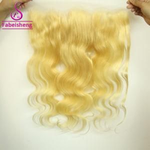 Peruvian Human Virgin Hair Extension Blonde Body Wave Hair Lace Frontal Lace Closure