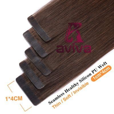 Virgin Hair Skin Weft Tape in Hair Extension Indian Remy Human Hair Extension