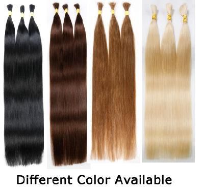 Straight Human Hair Bundles Hair Bulk Straight Hair Weave Extension