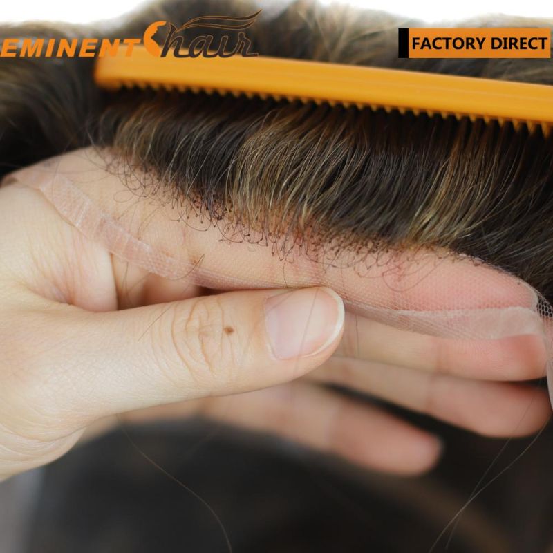 Factory Direct Natural Hairline Lace Front Virgin Hair Women Mono Wig