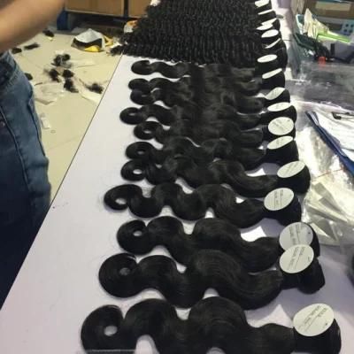 100% Human Virgin Hair Vendors 50 Inch Hair Bundles No Sheding Body Wave