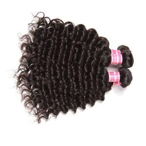 Deep Wave Hair Weave Cuticle Aligned Human Hair Bundles Extension