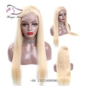 613 Blonde Lace Front Human Hair Wigs for Black Women Straight Brazilian Remy Hair