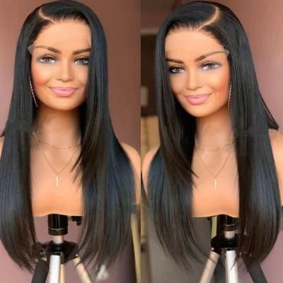 Alinybeauty Best Selling Wholesale Straight Virgin Hair Wig Natural Color Human Hair HD Lace Front Wigs for Black Women