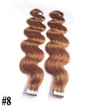 Tape in Human Hair Extensions Remy 40 Pieces 100g False Hair Extension Bande Adhesive Skin Weft Hair Extensions Body Wave Cheap