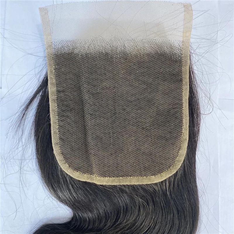 Wholesale Women 100% Brazilian 5*5 Body Wave Hair Lace Closure