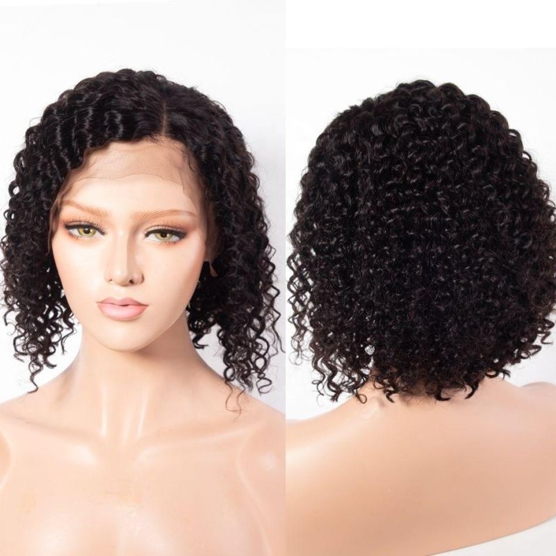 Length 8-14inch Bob Wigs Human Hair Lace Frontal Wigs
