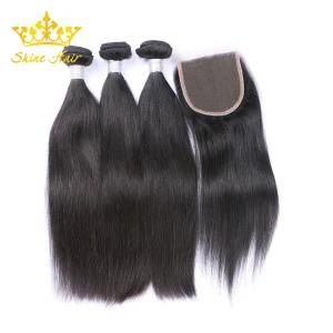 Qingdao Factory Wholesale Virgin Brazilian Cheap Human Hair Weft Hair Weave