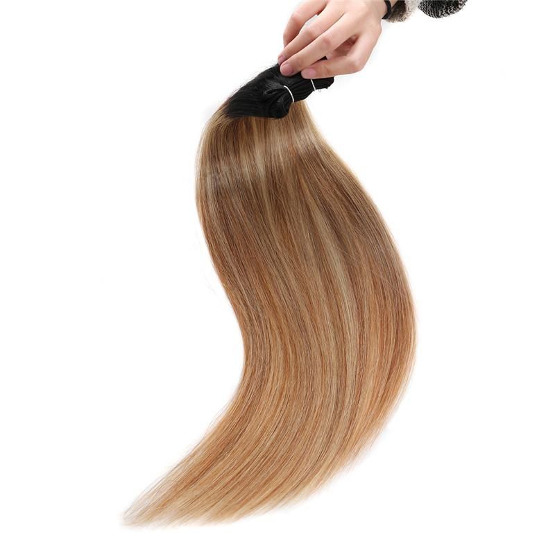 Wholesale Cheap European 100% Virgin Human Hair Extensions in Remy Cuticle Human Hair Weft