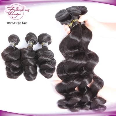 Angel Hair Machine Weft Peruvian Loose Wave 100% Remy Hair