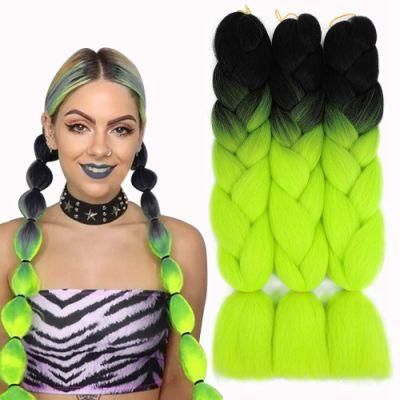 Kbeth Cheap Price Customized Color Synthetic Hair Extension Natural Remy Braiding Hair Smartbraid Synthetic Hair Braid Extension in Stock