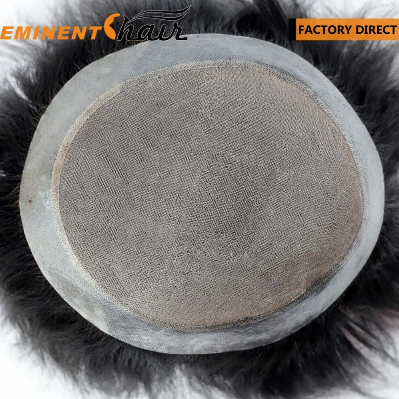 Mono Base Human Hair Men′s Hair Replacement
