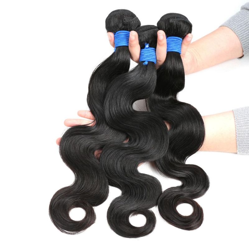 Body Wave Bundles Human Hair Brazilian Natural Black Hair Weave 4 Remy Human Hair Bundles Deals for Black Women Hair Extensions