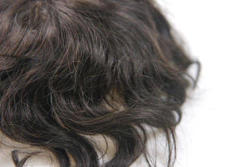 Unprocessed Hair Human Hair Wig Swiss Lace Toupee for Man