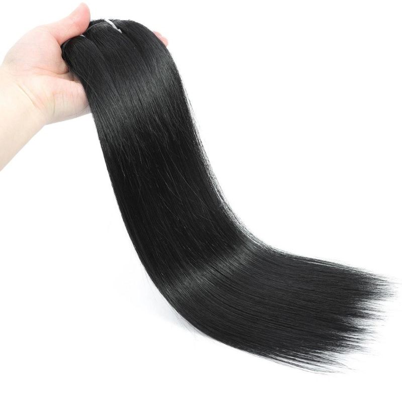 8PCS/Set 18 Cilps Straight Human Hair Unprocessed Virgin Clip in Hair Extensions