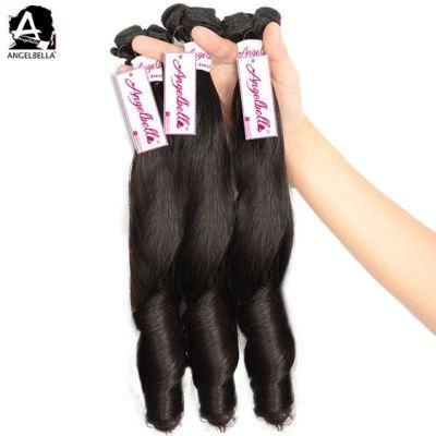 Angelbella Brazilian Human Hair 1b# Spring Funmi Virgin Hair Bundles