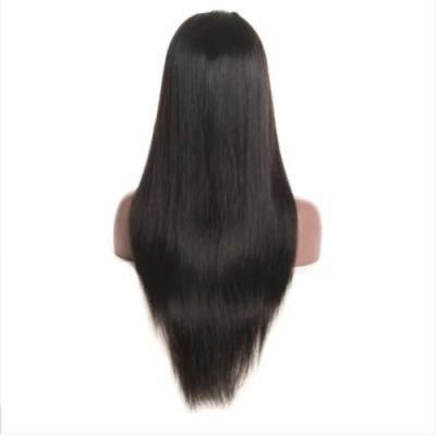 Riisca Hair Lace Frontal Wig Pre-Plucked with Baby Hair Lace Front Human Hair Wig for Black Women Brazilian Straight Remy Hair