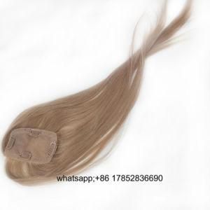 Remy Human Hair Toupee Customization According Your Requirements Hair Piece Straight Womens Topper 18# 2.5*5 Silk Base for Thin Hair