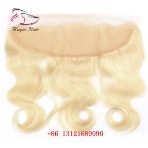 Brazilian Remy Hair 13*4 613 Blonde Lace Frontal Human Hair 130% Density