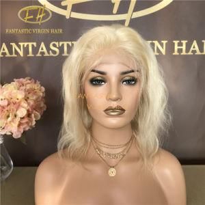 Wholesale Brazilian/Indian Virgin/Remy Human Hair Full/Frontal Lace Wig with #613 Color