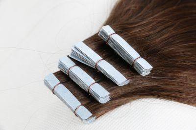 Wholesale Remy Human Hair Skin Weft Silky PU Hair Extension Virgin Human Hair