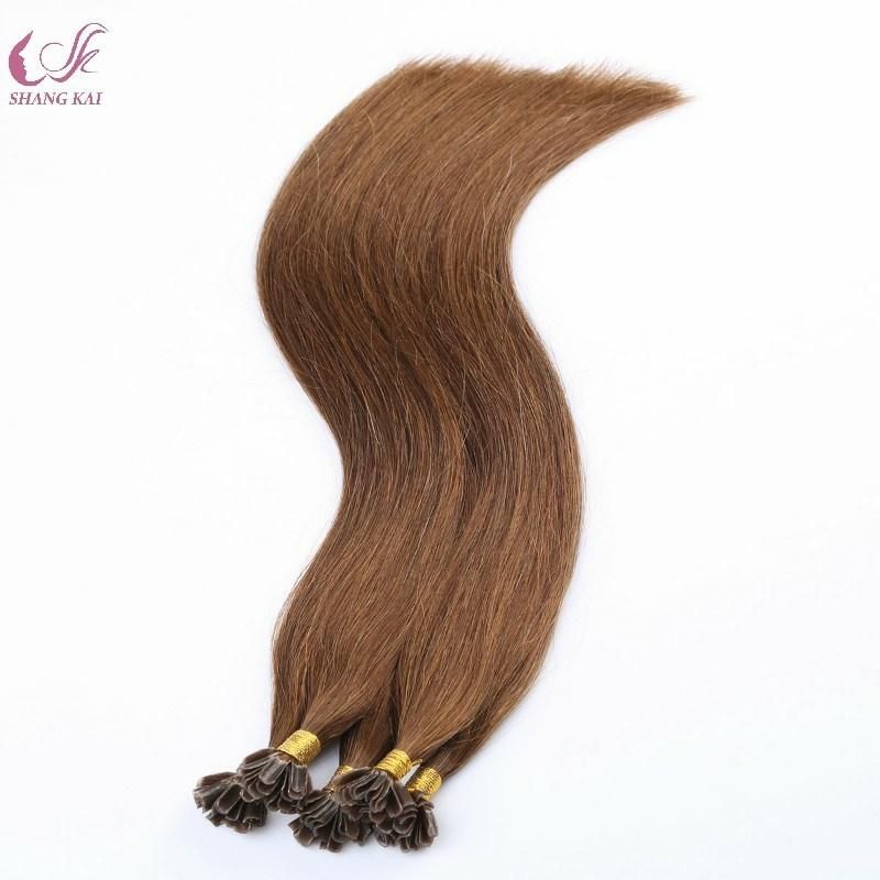 100% Human Keratin Pre-Bonded Remy Factory Price U Tip Hair Extension