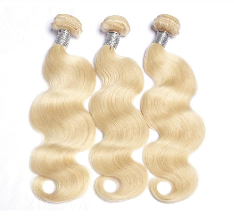 Wholesale 613 Blonde Hair Weave 8-30 Inch Remy Weft Brazilian Body Wave Human Hair 3PCS/Lot Bundles