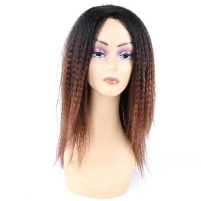 Wholesale Afro Kinky Yaki Straight Synthetic Hair Wigs