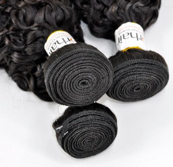 100% Curly 9A Unprocessed Virgin Human Hair Extensions