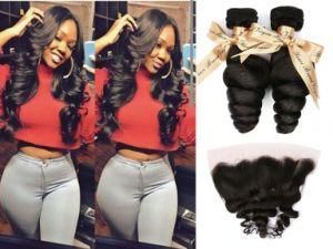 8A Cambodian Loose Wave 100% Human Hair Extension Natural Black Wholesale for Africans