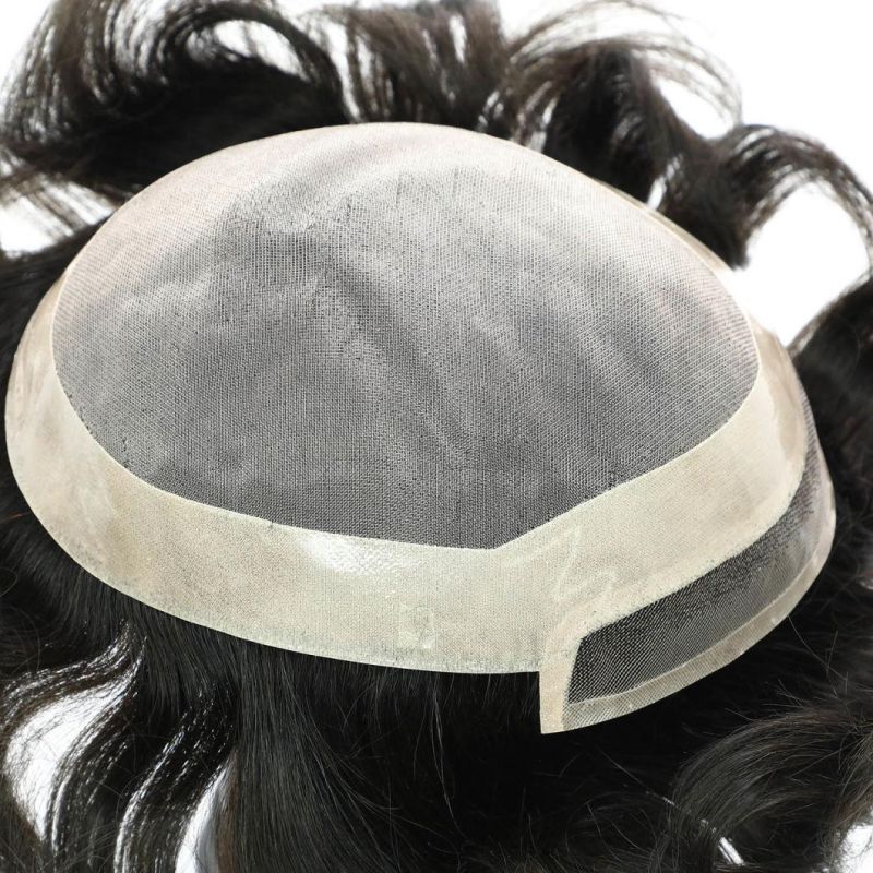 Stock Instant Delivery Men′s Human Hair Hairpieces